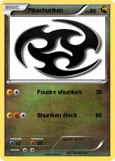 Pokemon Pikachuriken