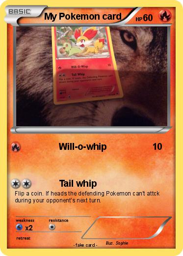 Pokemon My Pokemon card