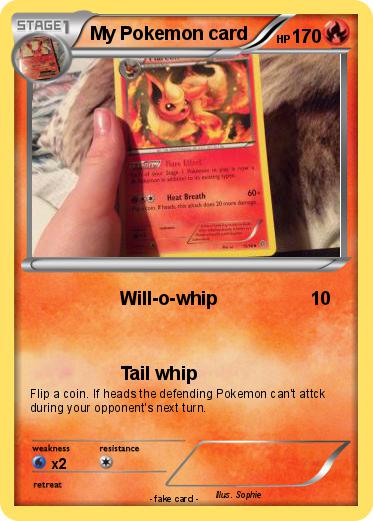 Pokemon My Pokemon card