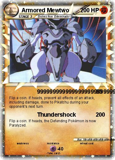 Pokemon Armored Mewtwo