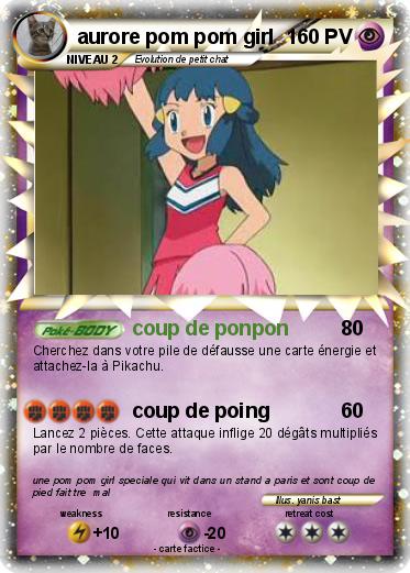 Pokemon aurore pom pom girl