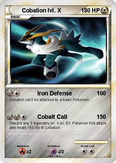Pokemon Cobalion lvl. X