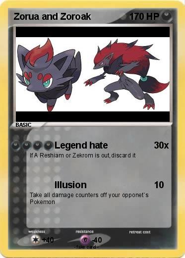 Pokemon Zorua and Zoroak