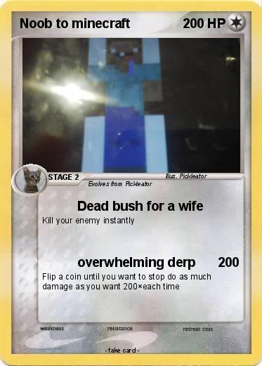 Pokemon Noob to minecraft
