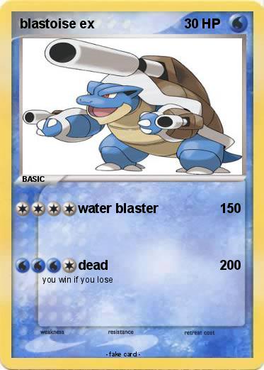 Pokemon blastoise ex