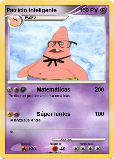 Pokemon Patricio inteligente