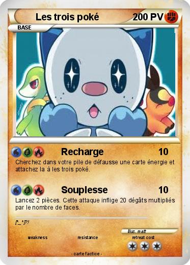 Pokemon Les trois poké
