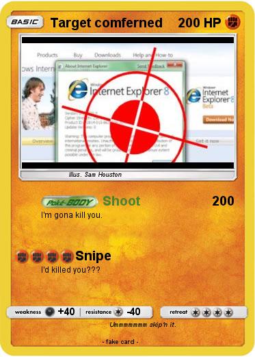 Pokemon Target comferned