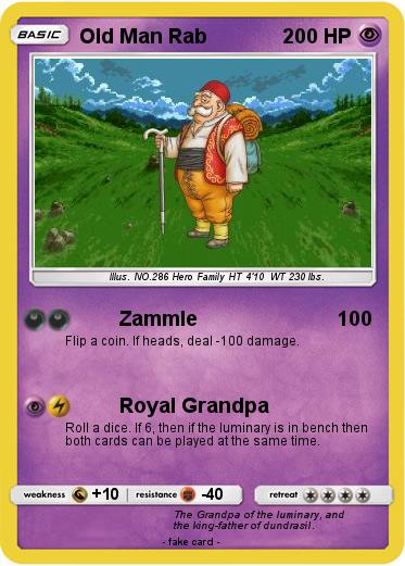 Pokemon Old Man Rab