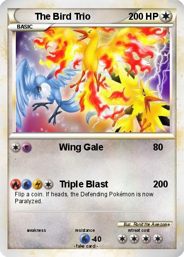 Pokemon The Bird Trio
