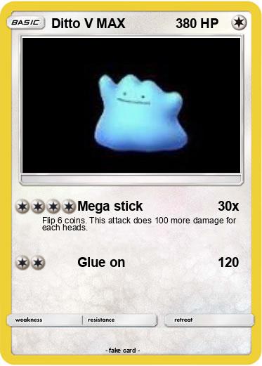 Pokemon Ditto V MAX              3