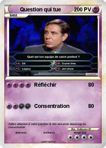 Pokemon Question qui tue