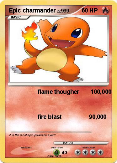 Pokemon Epic charmander