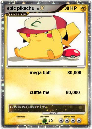 Pokemon epic pikachu