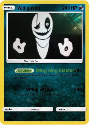 Pokemon W.d gaster