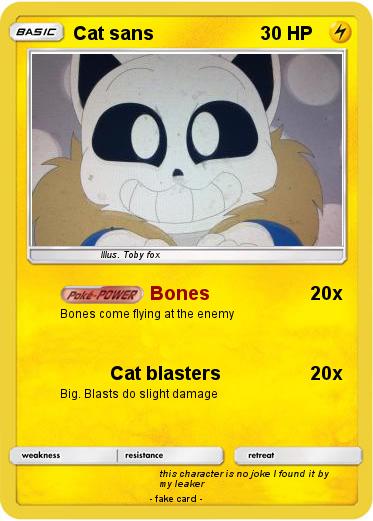 Pokemon Cat sans