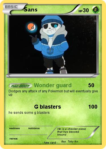 Pokemon Sans