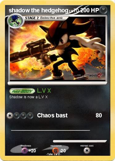 Pokemon shadow the hedgehog