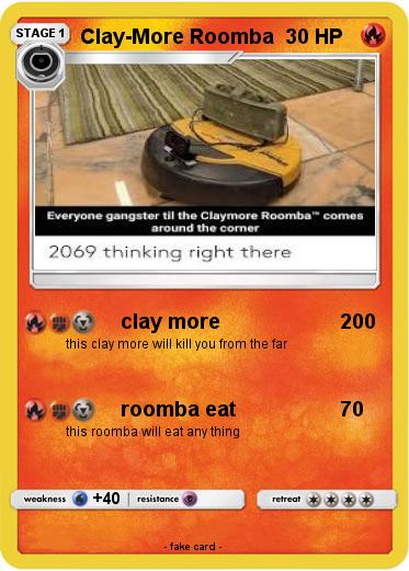 Pokemon Clay-More Roomba