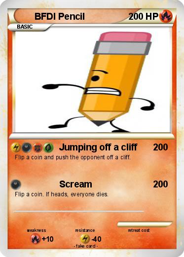Pokemon BFDI Pencil
