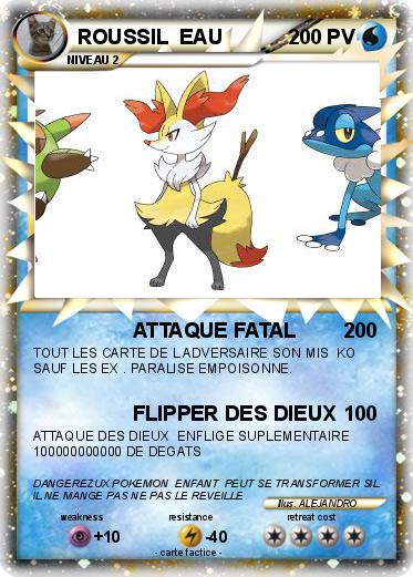 Pokemon ROUSSIL  EAU