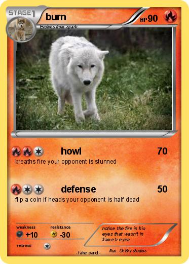 Pokemon burn
