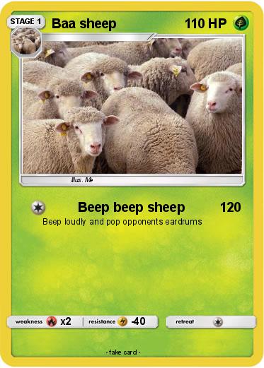 Pokemon Baa sheep