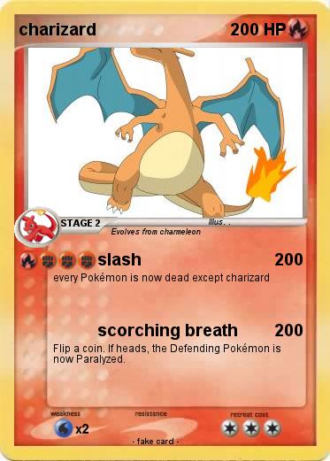 Pokemon charizard