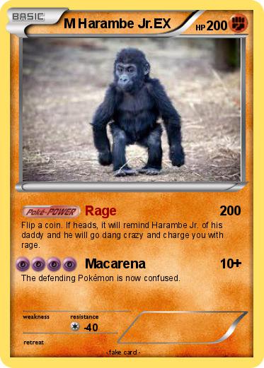 Pokemon M Harambe Jr.EX
