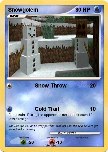Pokemon Snowgolem