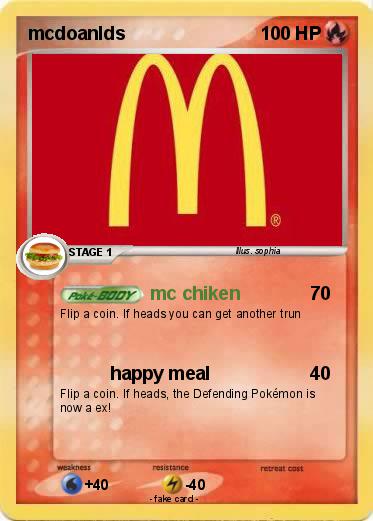Pokemon mcdoanlds