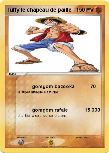 Pokemon luffy le chapeau de paille