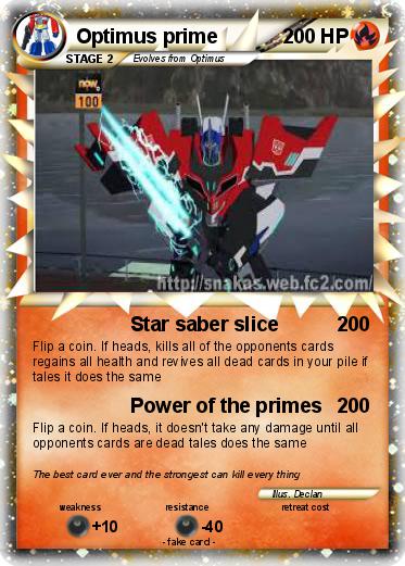 Pokemon Optimus prime