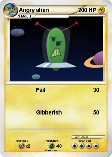 Pokemon Angry alien
