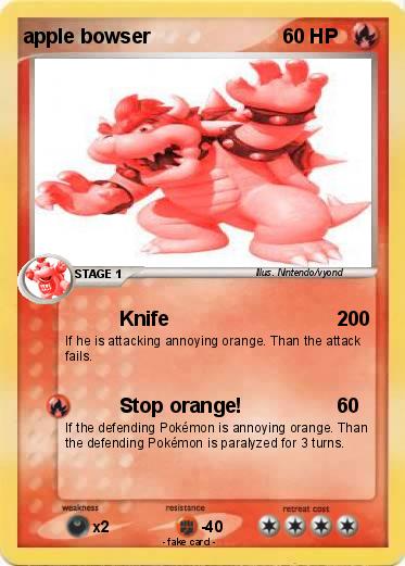 Pokemon apple bowser