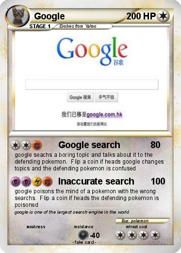Pokemon Google