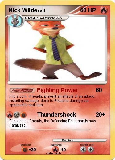 Pokemon Nick Wilde