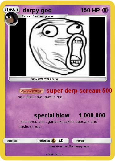 Pokemon derpy god