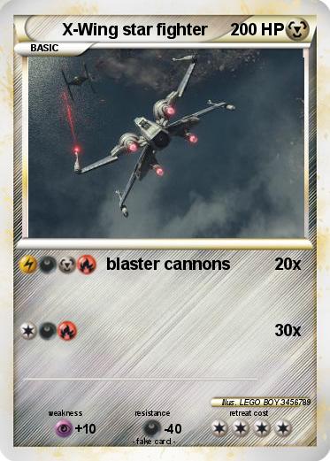 Pokemon X-Wing star fighter