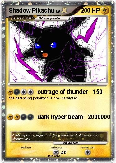 Pokemon Shadow Pikachu