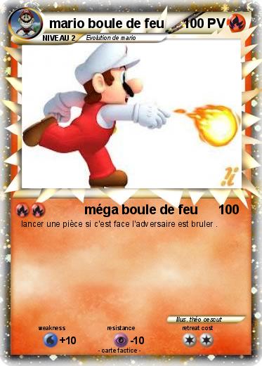 Pokemon mario boule de feu