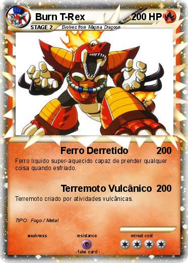 Pokemon Burn T-Rex