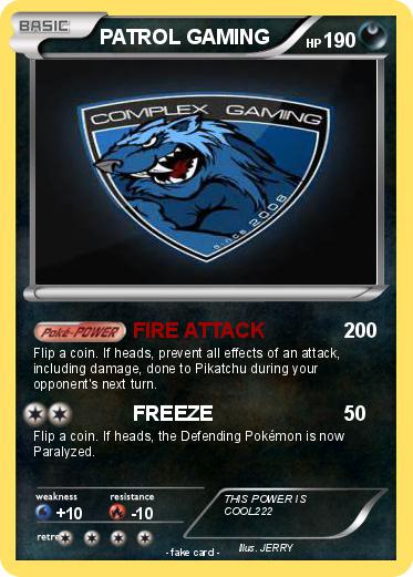 Pokemon PATROL GAMING