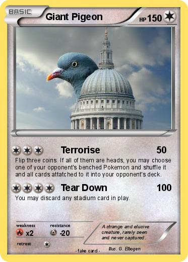 Pokemon Giant Pigeon