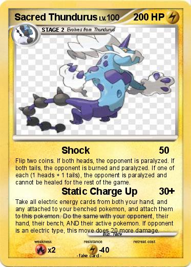 Pokemon Sacred Thundurus