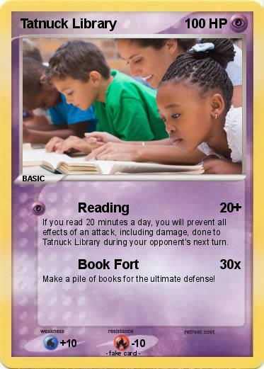 Pokemon Tatnuck Library