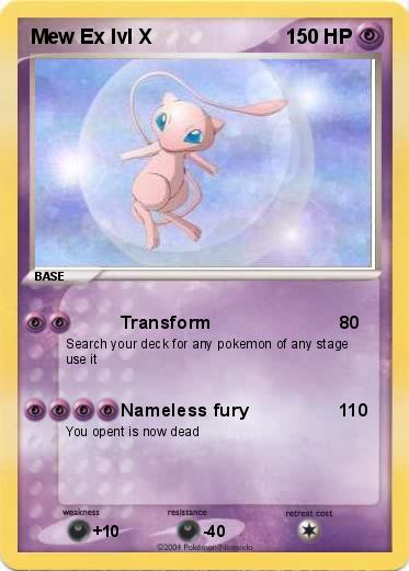 Pokemon Mew Ex lvl X