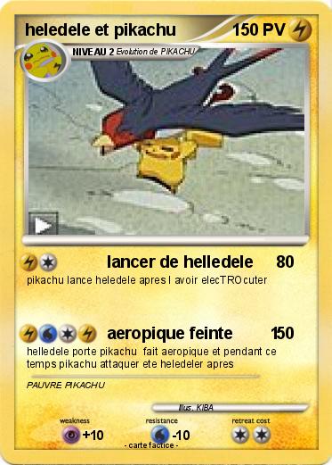 Pokemon heledele et pikachu