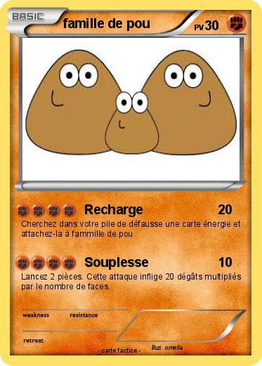 Pokemon famille de pou