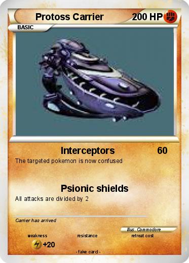 Pokemon Protoss Carrier